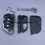 with battery place, 307/VA2 blade 2 button remote key shell for Citroen